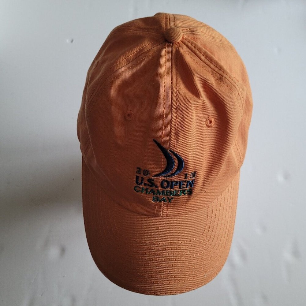 US Open Hat Mens OS Strapback Ballcap 2015 Chambers Bay‎ USGA Member